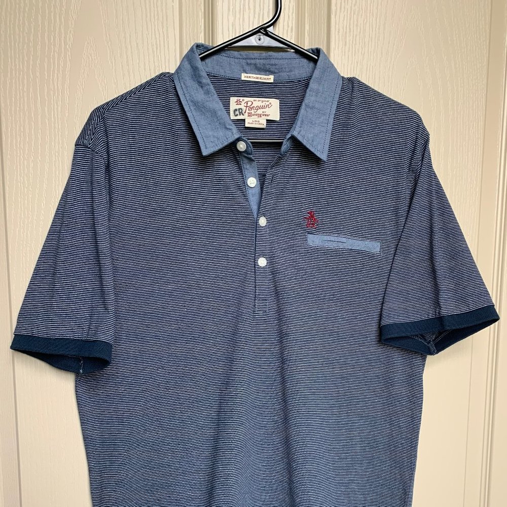 Penguin polo shirt Men's size L